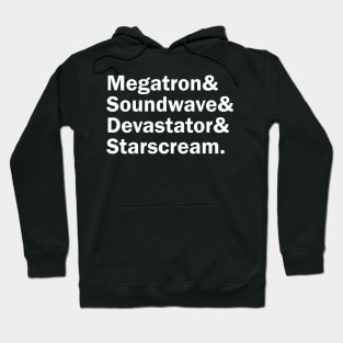 Funny Names x Transformers Decepticons (Megatron, Soundwave, Devastator, Starscream) Hoodie